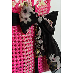 The Blue Lotus | Multipurpose Pink Bag