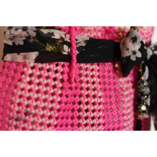 shop Multipurpose Grocery Pink Basket