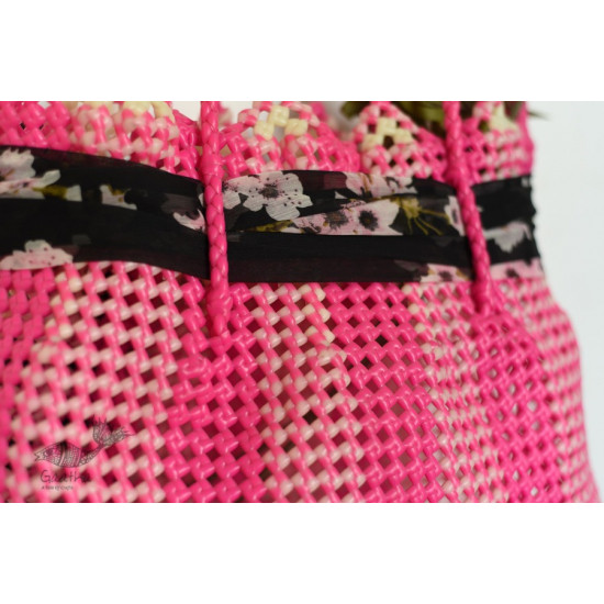 shop Multipurpose Grocery Pink Basket