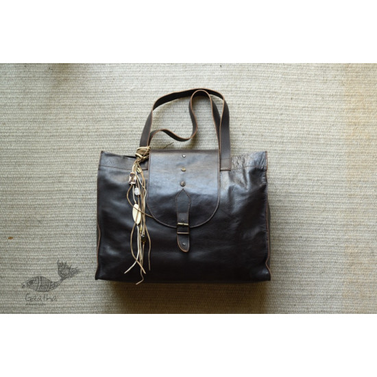 shop Black Leather Hand Bag