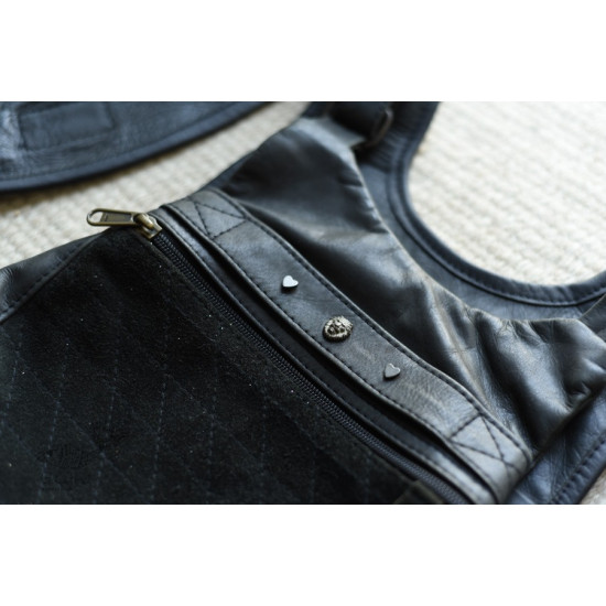 shop Black Leather Hand Bag