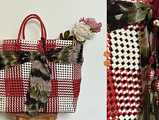The Blue Lotus | Multipurpose Bag - Red