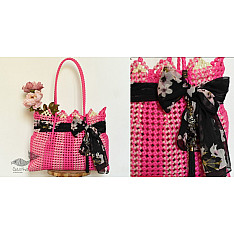 The Blue Lotus | Multipurpose Pink Bag