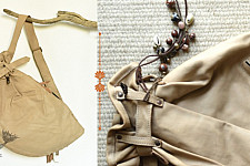 The Blue Lotus | Stylist Leather Hand Bag - Cream Color