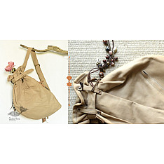 The Blue Lotus | Stylist Leather Hand Bag - Cream Color