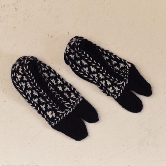 shop Hand Knitted - Woolen Socks With Hair Band - For Girls