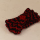 shop Hand Knitted - Woolen Socks With Hair Band - For Girls  Red & Black