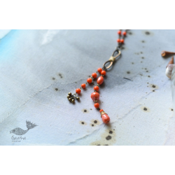 Bohemian Rhapsody | Designer Orange Bead Necklace