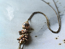 Bohemian Rhapsody | Beaded Dangler With Chain Tassels