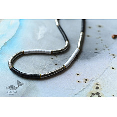 Bohemian Rhapsody | Necklace - Silver, White & Black