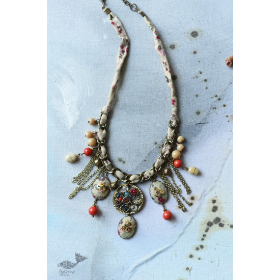 shop online Designer Fabric Necklace