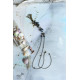 shop online Long Necklace with Chain Tassels