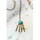 shop Chain With Teal Designer Dangler