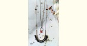 shop Black Bead Two Layered Long Necklace