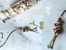 Bohemian Rhapsody | Beaded Dangler With Chain Tassels