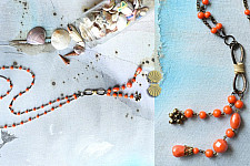 Bohemian Rhapsody | Designer Orange Bead Necklace