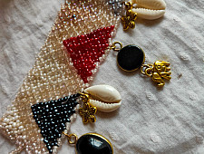 Power Goddess | Bead & Gemstone Bracelet - Off White