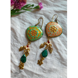 Power Goddess | Meenakari & Stone Earring