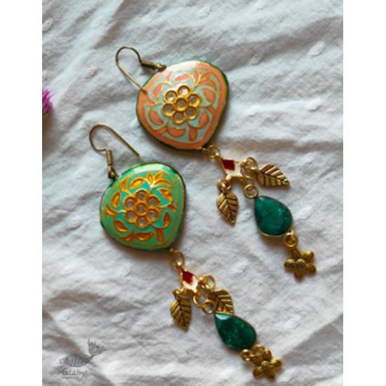 shop handmade Designer Meenakari & Stone Earring