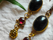 Power Goddess | Black Stone Earring