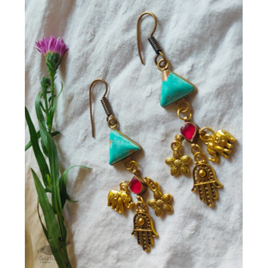 shop handmade Turquoise stone earring