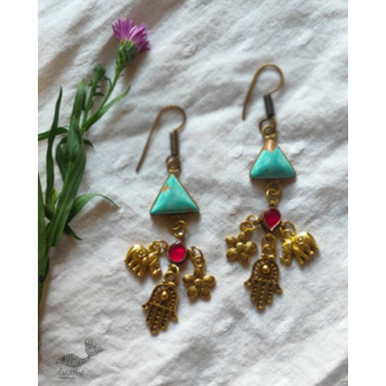 shop handmade Turquoise stone earring