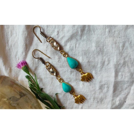 shop handmade Designer stone earring