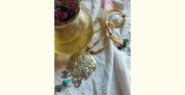 Power Goddess | Bead & stone Long Necklace - Krishna Pendant 