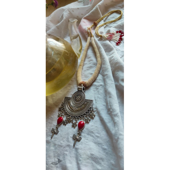 shop handmade Designer Bead & stone Long Necklace