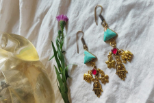 Power Goddess | Handmade Turquoise Stone Earring