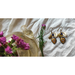 Power Goddess | Meenakari Earring with Stone