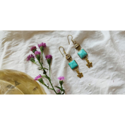 Power Goddess | Turquoise Stone Earring