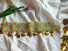 Power Goddess | Bead & Gemstone Bracelet - Light Green