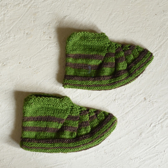 shop Hand Knitted - Woolen Socks With Hair Band - For Girls