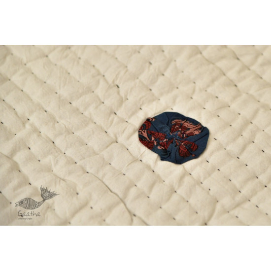 Birds Eye View ❣ Cotton - Applique & Embroidered Quilt (50 x 74) | E