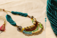 Celestial & Spiritual ❉ Bead Jewelry . Necklace ❉ H