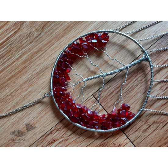 shop handmade stone and metal dream catcher - hangings