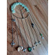 shop handmade stone and metal dream catcher - hangings