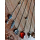 shop handmade stone and metal dream catcher - hangings