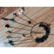 shop handmade stone and metal dream catcher - hangings