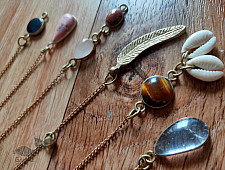 Summer Solstice ~ Stone Dreamcatcher - 15B