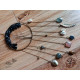 shop handmade stone and metal dream catcher - hangings