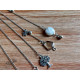 shop handmade stone and metal dream catcher - hangings