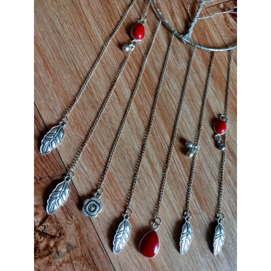 shop handmade stone and metal dream catcher - hangings