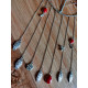 shop handmade stone and metal dream catcher - hangings