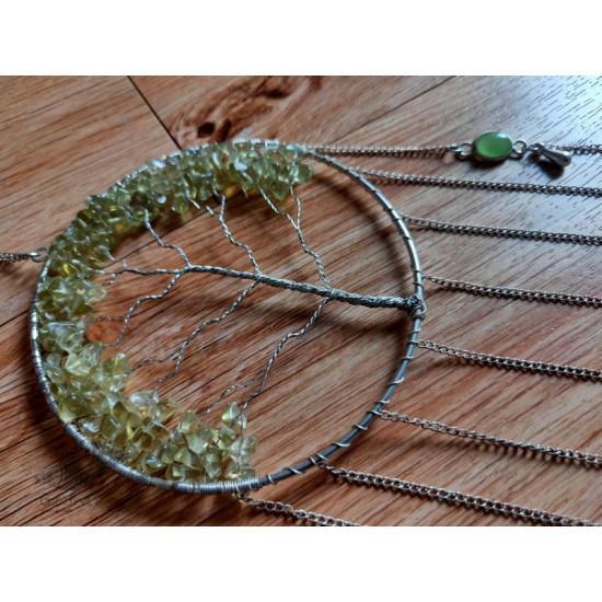 shop handmade stone and metal dream catcher - hangings