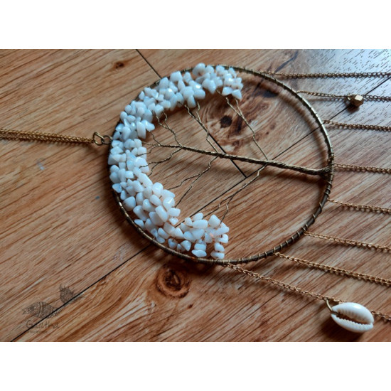 shop handmade stone and metal dream catcher - hangings