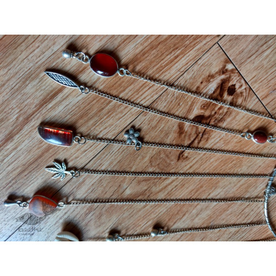 shop handmade stone and metal dream catcher - hangings