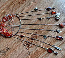 Summer Solstice ~ Stone Dreamcatcher (20B)