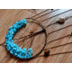 shop handmade stone and metal dream catcher - hangings